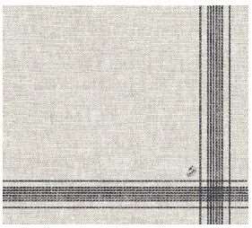 Image de SERVIETTE DUNILIN 40X40 COCINA NOIRX540