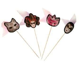 Image de DECOR DE GLACES 'MASQUES' H.180MMX100