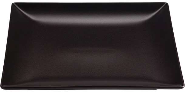 Image de ASSIETTE CARREE 'KURO' NOIRE (LONG.180XLARG.180MM)