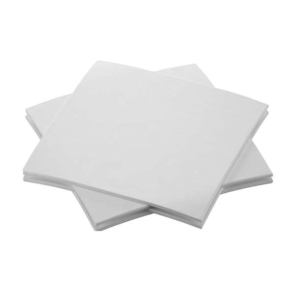 Image de SERVIETTE BIO-DUNISOFT BLANCHE 20X20CM X2880