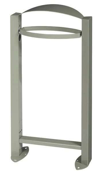 Image de CORBEILLE VIGIPIRATE SUR PIED 60L-GRIS CIMENT-ARKEA