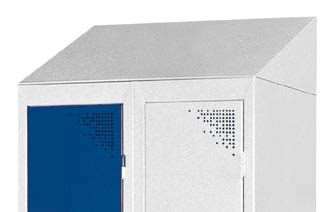 Image de COIFFE INCLINEE 400MM GRISE POUR 1 COLONNE IS