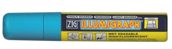 Image de FEUTRE CRAIE FLUO BLEU GMX1 EFFAC. A L'EAU (BEQUET)