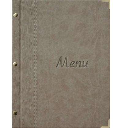 PROTEGE MENU MURANO BEIGE (FTS24X31.5CM)+3 INTERCALAIRES