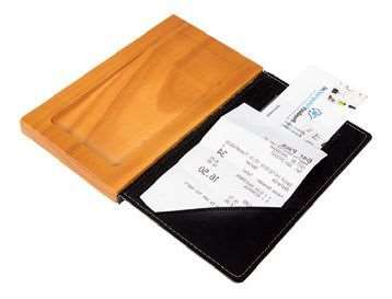 Image de PORTE ADDITION 'LUXE' CUIR/BOIS (LONG.179XLARG.100MM)