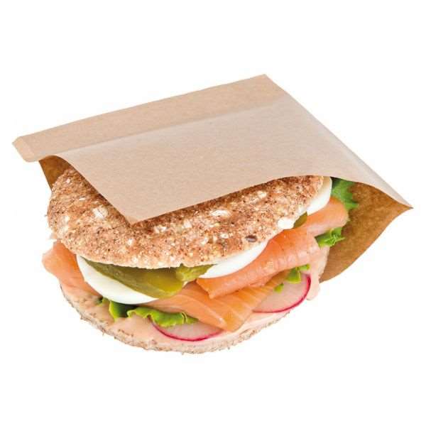 Image de SACHET KRAFT OUVERT 2 COTE OBLON OPEN PACK(FTS150X152MM)X100