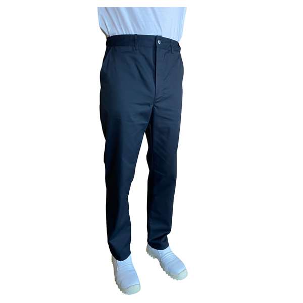 Image de PANTALON CUISINIER GUY POLY/COT NOIR T4