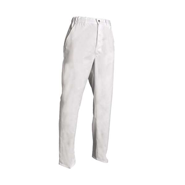 Image de PANTALON CUISINIER GUY BLANC POLY/COT 50/50 T4
