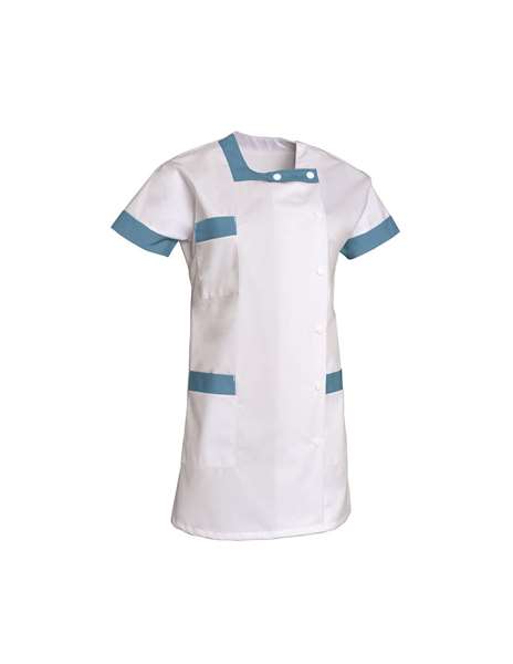 Image de TUNIQUE BERNY MANCHES COURTES BLANC-ATOLL T1