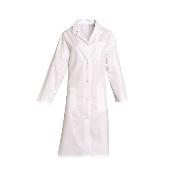 Image de BLOUSE MADONA MANCHES LONGUES BLANCHE POLY/COT T1