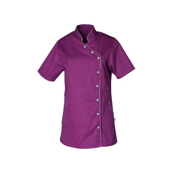 Image de TUNIQUE ODILE MANCHES COURTES POLY/COT 195GRS PRUNE T0