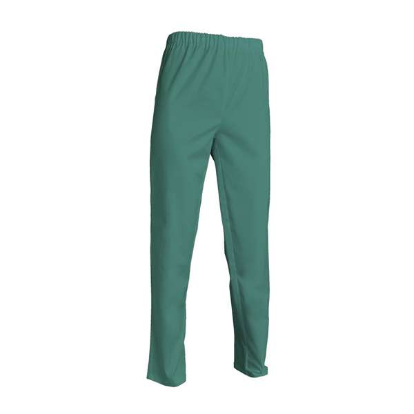 Image de PANTALON ANDRE TAILLE ELASTIQUE VERT-AQUA T1
