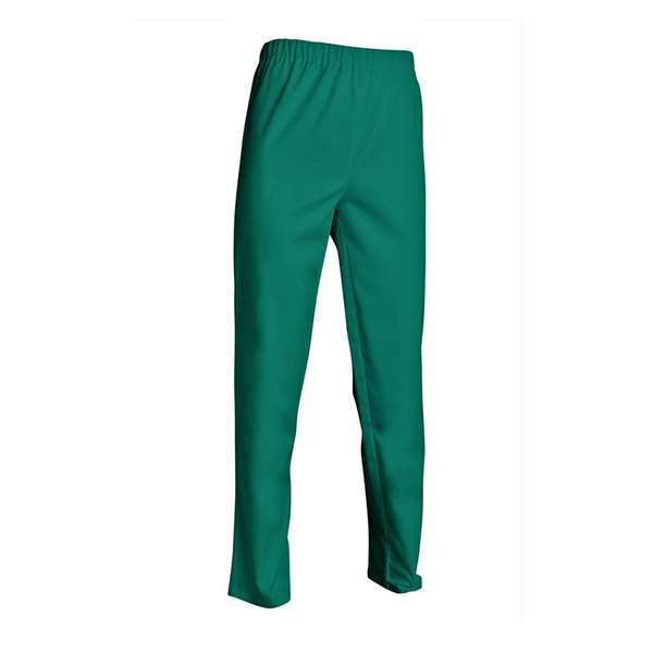 Image de PANTALON ANDRE TAILLE ELASTIQUE VERT-EMERAUDE T2
