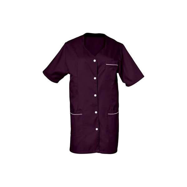 Image de TUNIQUE HELENE MANCHES COURTES PRUNE T1