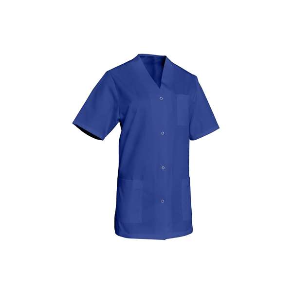 Image de TUNIQUE VIVIANE MC POLY/COT UNI 195GRS BLEU GITANE T2