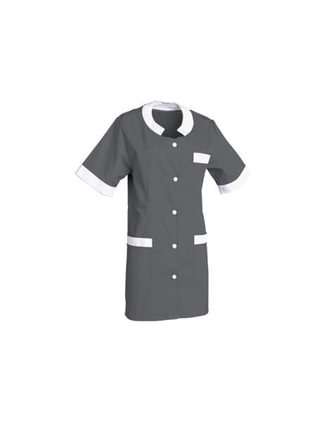 Image de TUNIQUE MARTHE MANCHES COURTES GRIS ST JOHNS-BLANC T6