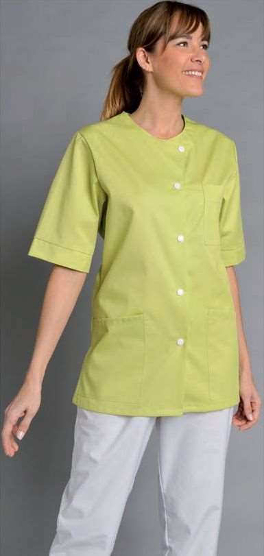 Image de TUNIQUE ANGELE MANCHES COURTES ANIS T2