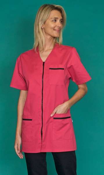 Image de TUNIQUE LENA MANCHES COURTES VIEUX ROSE T4