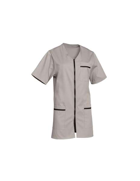 Image de TUNIQUE LENA MANCHES COURTES GRIS CLAIR T6