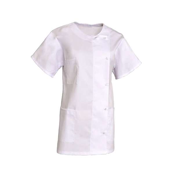 Image de TUNIQUE NOEMIE MANCHES COURTES BLANCHE T5