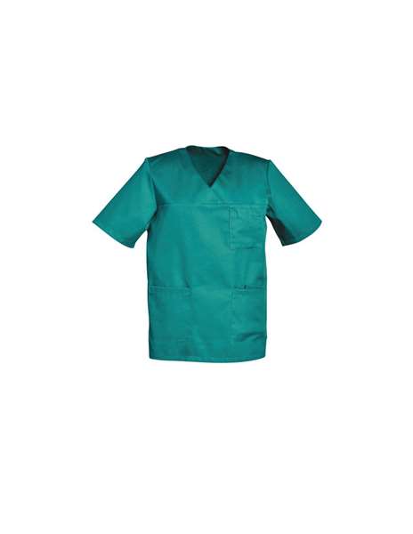 Image de TUNIQUE HOMME JULES MC VERT-AQUA T5