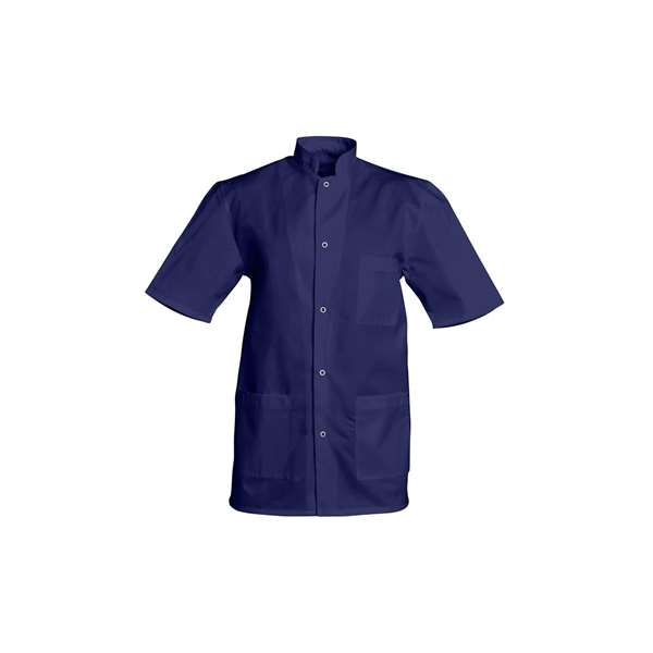 Image de TUNIQUE HOMME DENIS MC POLY/COT UNI 195GRS BLEU MARINE T3