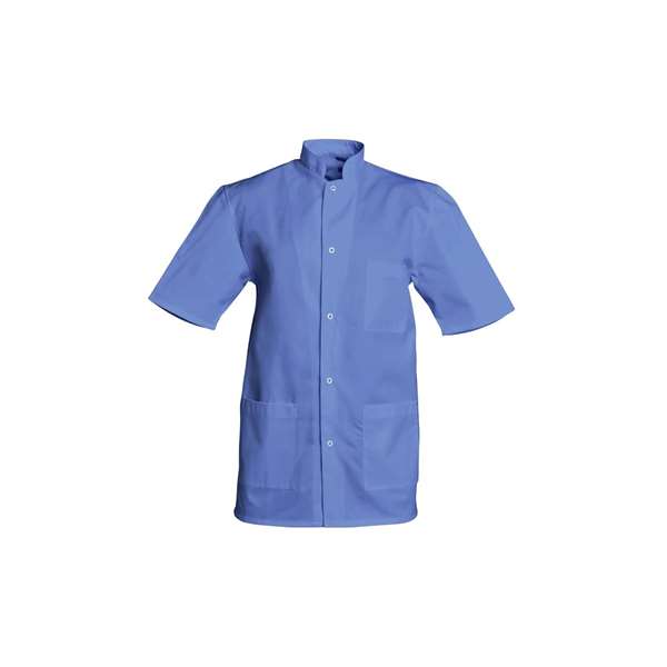 Image de TUNIQUE HOMME DENIS MC POLY/COT UNI 195GRS BLEU METRO T6