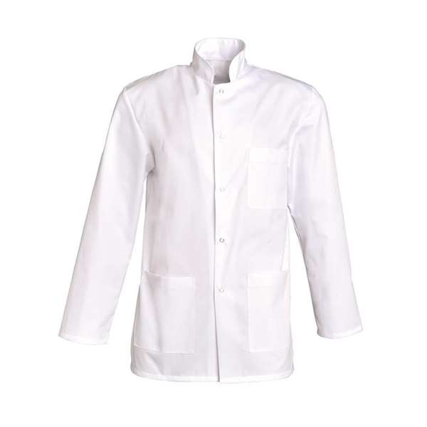 Image de TUNIQUE HOMME FABIEN MT BLANCHE POLY/COT UNI 210GRS T2