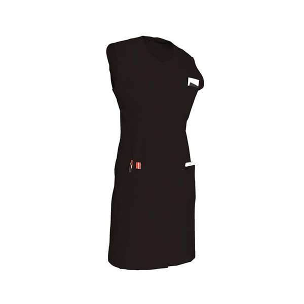 Image de BLOUSE JADE SANS MANCHES NOIR T0