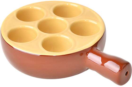 Image de POELON A ESCARGOTS 6 TROUS DIAM.120MM