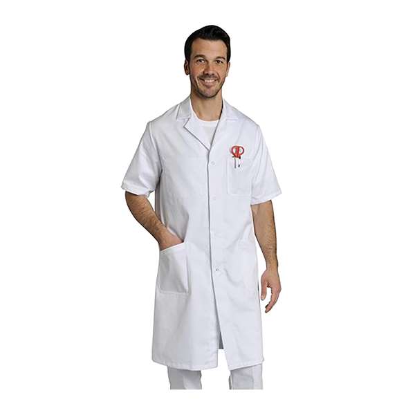 Image de BLOUSE HOMME OSCAR MC BLANC 100% COT210GRS T4