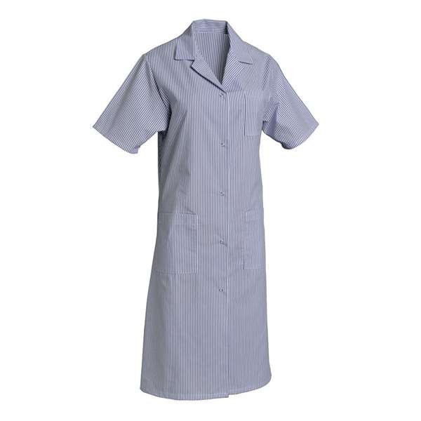 Image de BLOUSE MADONA MC RAYEE POLY/COT 160GRS RAYE BLEU T4