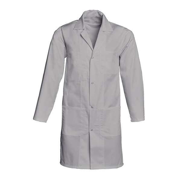 Image de BLOUSE HOMME XAVIER ML POLY/COT 245GRS GRIS PALE T2