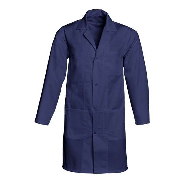 Image de BLOUSE HOMME XAVIER ML POLY/COT 245GRS BLEU MARINE T3