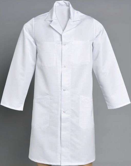 Image de BLOUSE XAVIER ANTISTATIQUE BLANCHE 98%PONTELLA/2%NEGASTAT T5