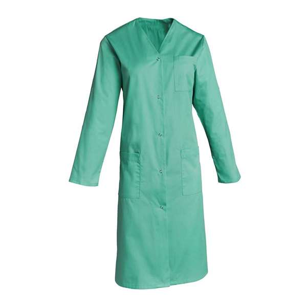 Image de BLOUSE LISA MT POLY/COT UNI 195GRS VERT NIL T1