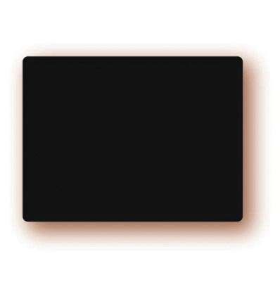 ETIQUETTE ARDOISE PVC NOIR (FTS.80X60MM)X10