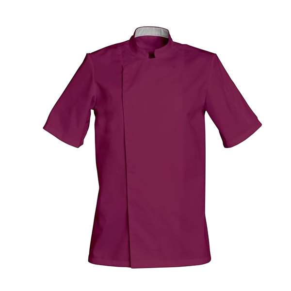 Image de VESTE DE CUISINE COOKIE MANCHES COURTES PRUNE T5