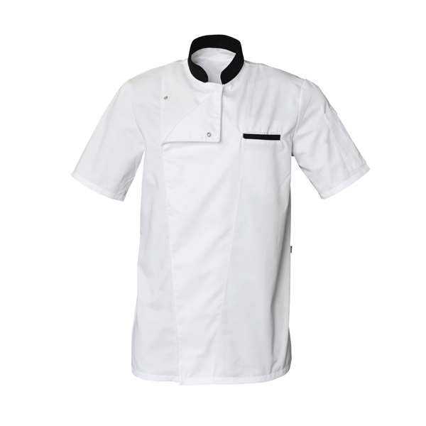 Image de VESTE DE CUISINE ALEX MC BLANCHE 50%COTON/50%POLY 210GRS T1