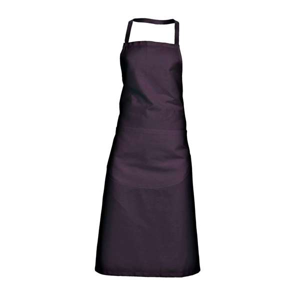 Image de TABLIER BAVETTE VALET AVEC POCHE 100%COTON TU BLEU MARINE