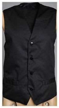 Image de GILET DOUBLURE INTERIEUR NYLON FELIX NOIR POLY/COT 195GRS T6