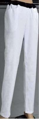 Image de PANTALON MIXTE ELI BLANC 50%POLY/50% COT215GRS/M² T4