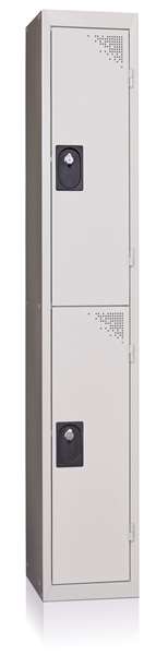 Image de COLONNE INITIALE 2 CASES 40CM PORTE GRISE