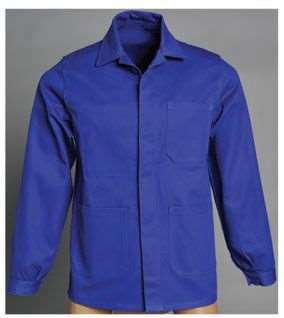 Image de VESTE WORKWEAR PIERROT BLEU BUGATTI 100%COT310GRS T44
