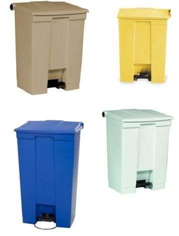 Image de COLLECTEUR A PEDALE SLIM JIM 68L BEIGE