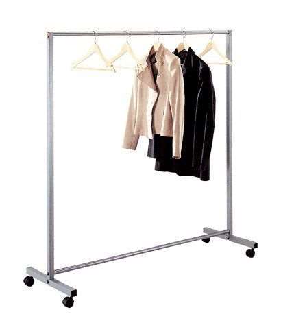 Image de PORTE CINTRES METAL SUR ROULETTES