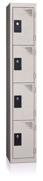 Image de COLONNE INITIALE DE 4 CASES PORTES GRISE