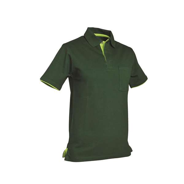 Image de POLO MANCHES COURTES SACHA VERT-PISTACHE TXXL