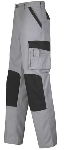 Image de PANTALON SHARK ERGOS GRIS/NOIR COTON/POLY310GRS T3