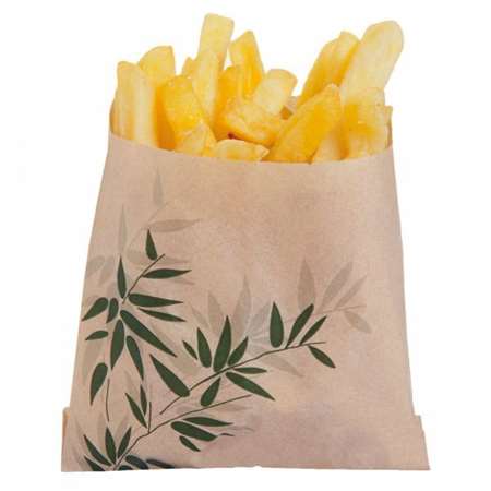 SACHET FRITES INGRAISSABLE FEEL GREEN (FTS120X120MM) X1000